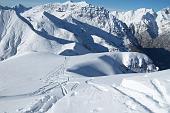 Scialpinistica da Lizzola al Passo di Manina e Monte Sasna nella splendida giornata del 16 gennaio 2010 -  FOTOGALLERY